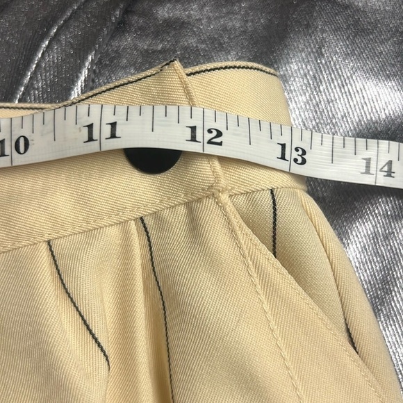 VTG Krizia,Charles Summer,Pinstripe,Bonny Parker Suit,Bibbed Pant,Size 42EU/6US - Picture 13 of 16